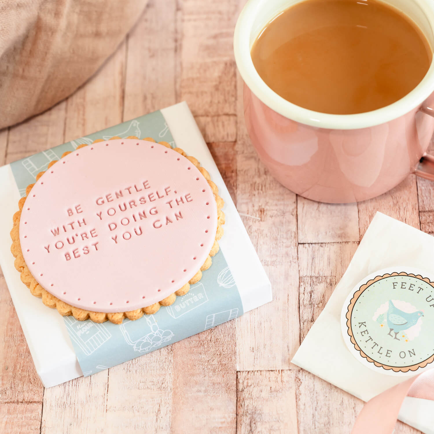 Be gentle with yourself single biscuit