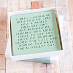 Birthday Hug single biscuit