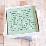 Birthday Hug single biscuit