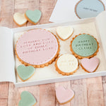 Edible Birthday Love heart six