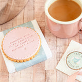 Edible Birthday Love single biscuit