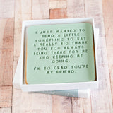 The 'A little something' Single Iced Biscuit