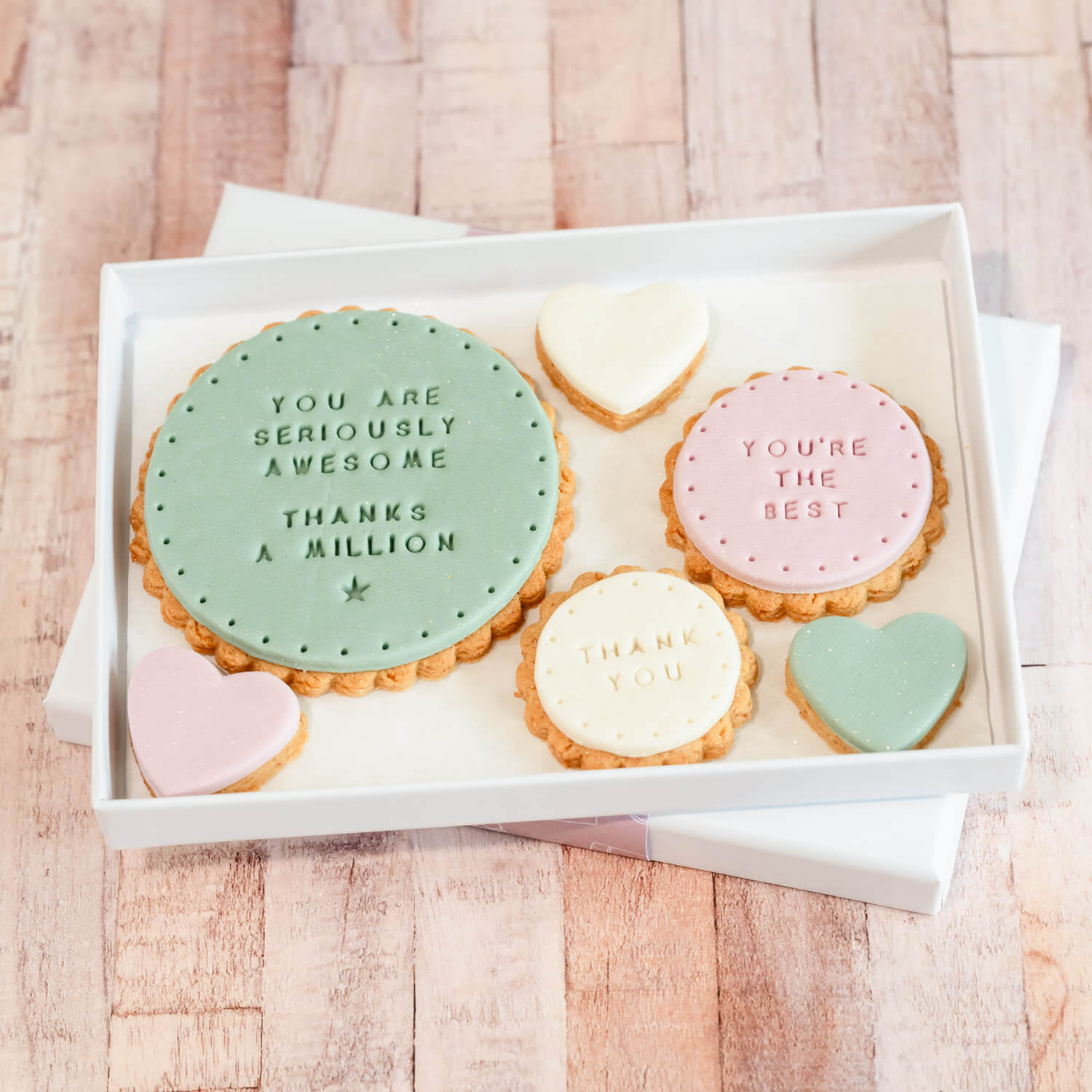 Thanks a million six hearts boxed