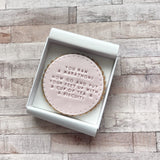 The 'You Ran A Marathon' Single Iced Biscuit