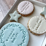 The 'You Did It London Marathon' Iced Biscuits