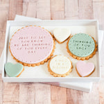 Thinking of you six hearts