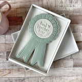 Best Teacher Ever Rosette Biscuit