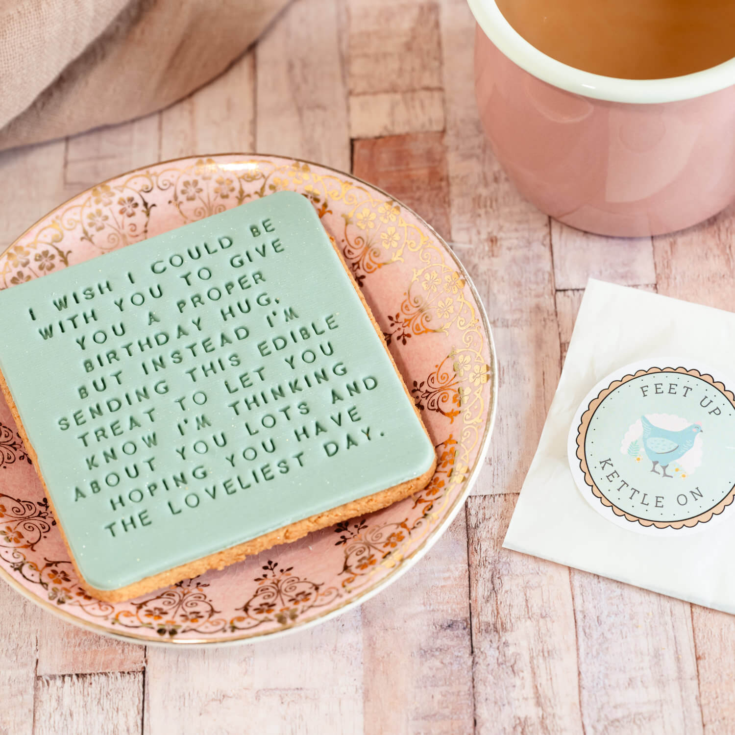 The 'Birthday Hug' Biscuit – The Kitsch Hen