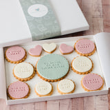 Clever Clogs Congratulations Biscuit Box