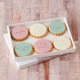 marathon congratulations biscuit gift