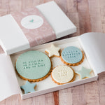 marathon congratulations biscuit gift