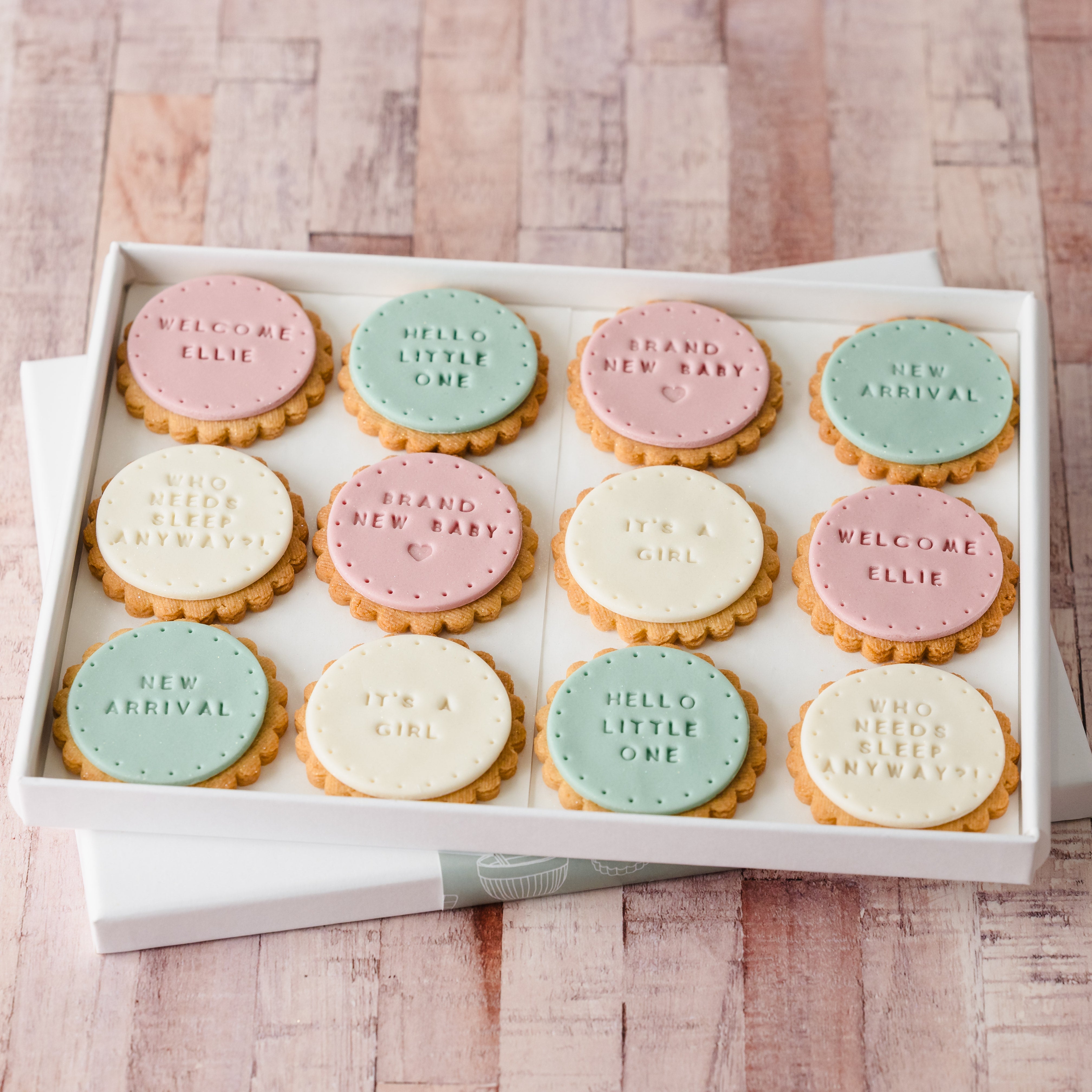 Hello Little One – New Baby Biscuit Box