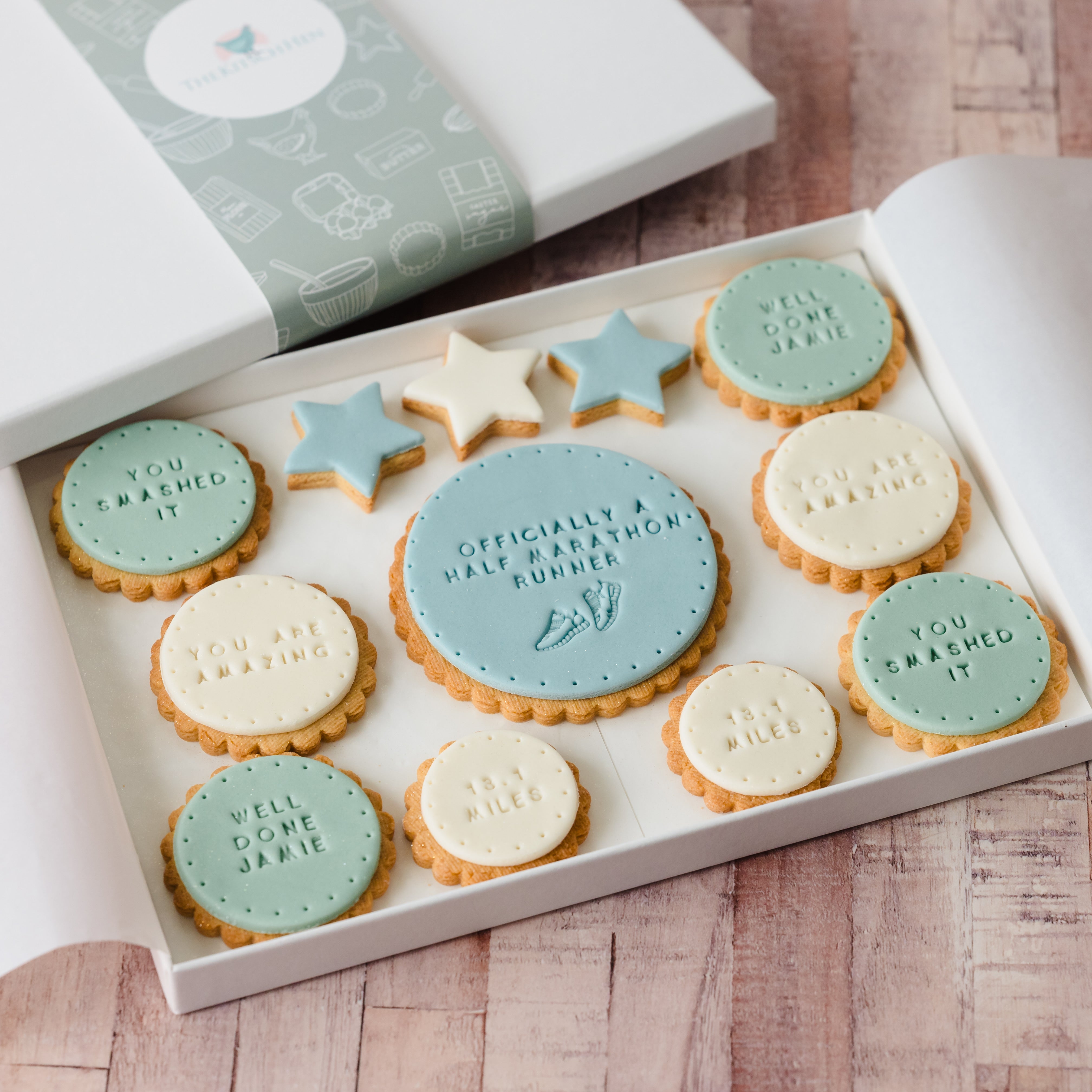Official Half Marathon Runner Biscuit Box