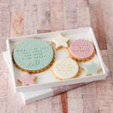 hand iced running motivation biscuit gift