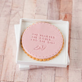 she believed she could running encouragement biscuit