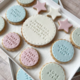 Thank You For Inspiring Me - Teacher Gift Biscuit Box (stars)