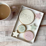Thank You For Inspiring Me - Teacher Gift Biscuit Box (stars)