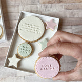 Thank You For Inspiring Me - Teacher Gift Biscuit Box (stars)