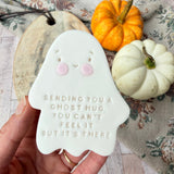 Sending You A Ghost Hug - single iced biscuit