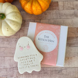 Sending You A Ghost Hug - single iced biscuit
