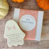 Sending You A Ghost Hug - single iced biscuit