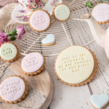 The 'Thinking of You' Biscuits (hearts)