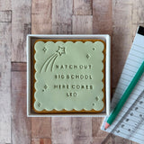 Personalised Big School Biscuit