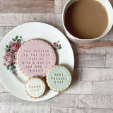 You Deserve To Put Your Feet Up - Teacher Gift Biscuit Box (stars)
