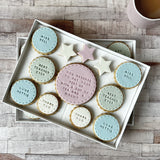 You Deserve To Put Your Feet Up - Teacher Gift Biscuit Box (stars)