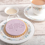 ||The ‘Be Gentle’ biscuit|The ‘Be Gentle’ biscuit|